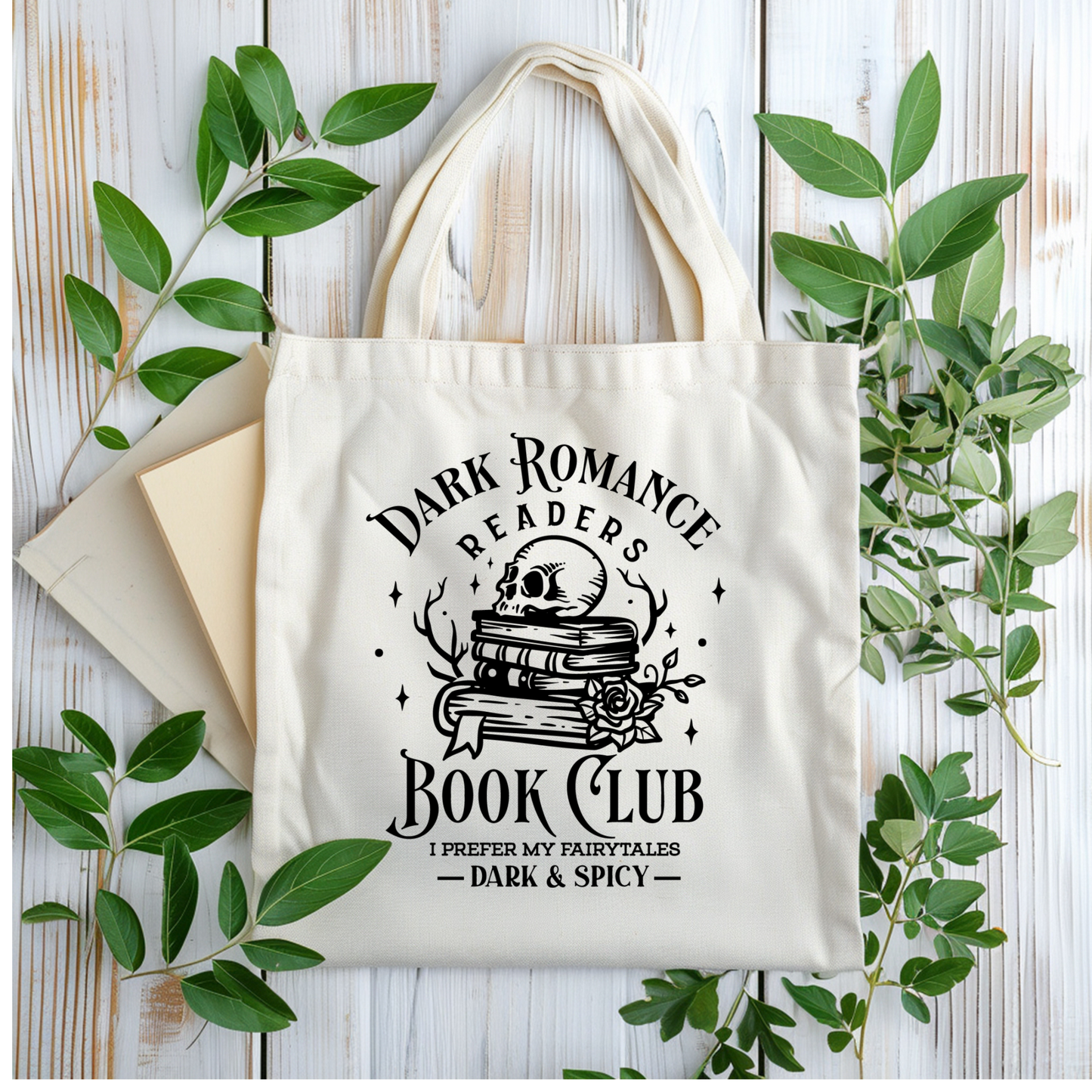 Dark Romance Canva Tote