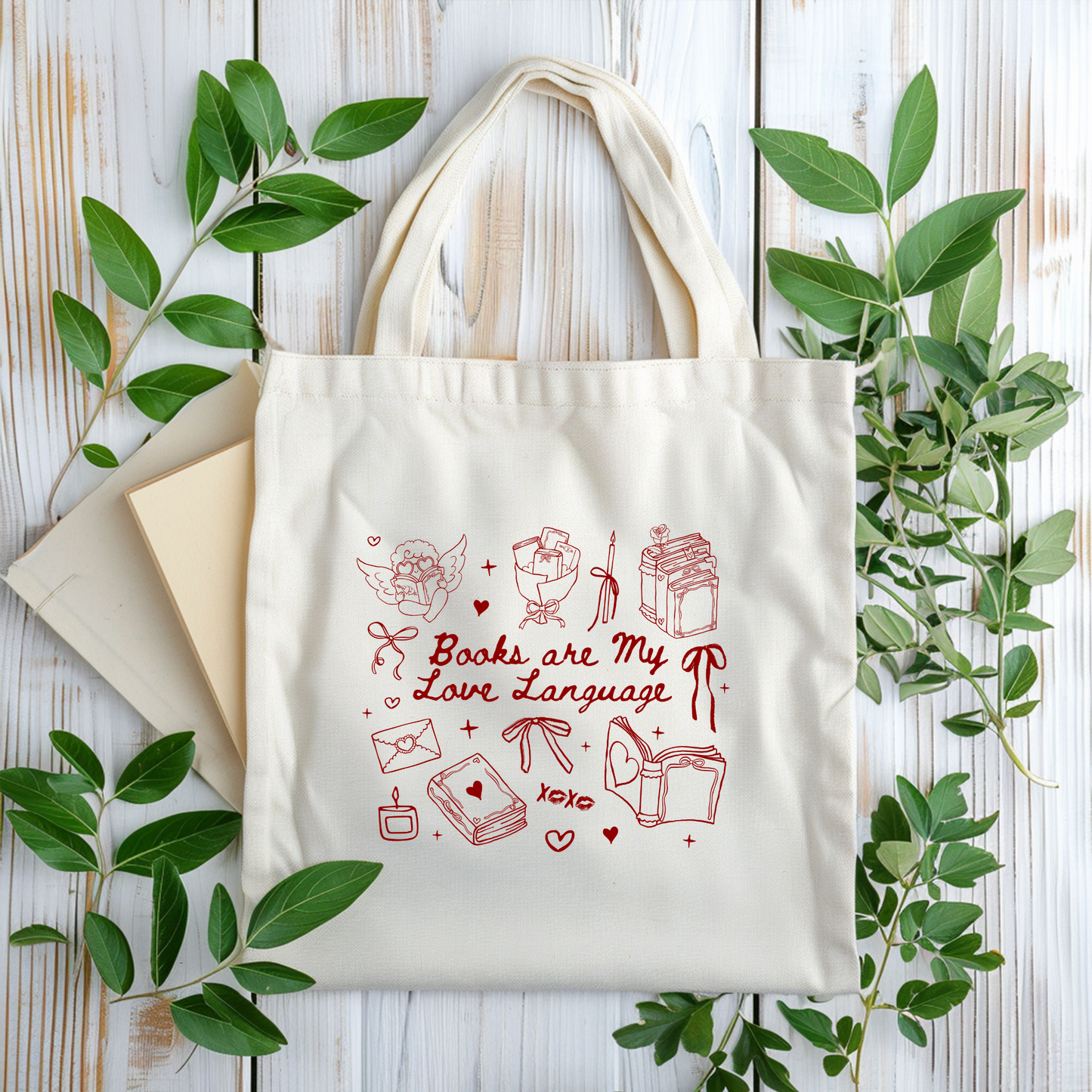 Books are My Love Language Tote