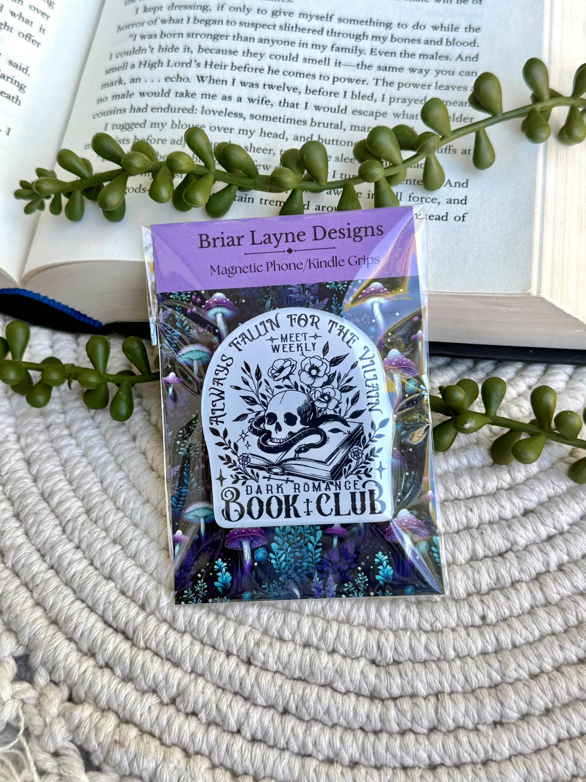 Bookish Reading Kindle Grip - Bookish Kindle Phone Grip