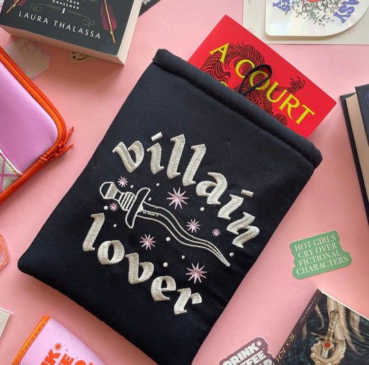 Villain Lover Embroidered Kindle Sleeve