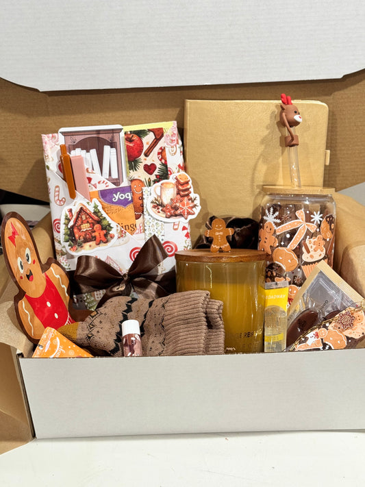 Christmas Gingerbread Book Box