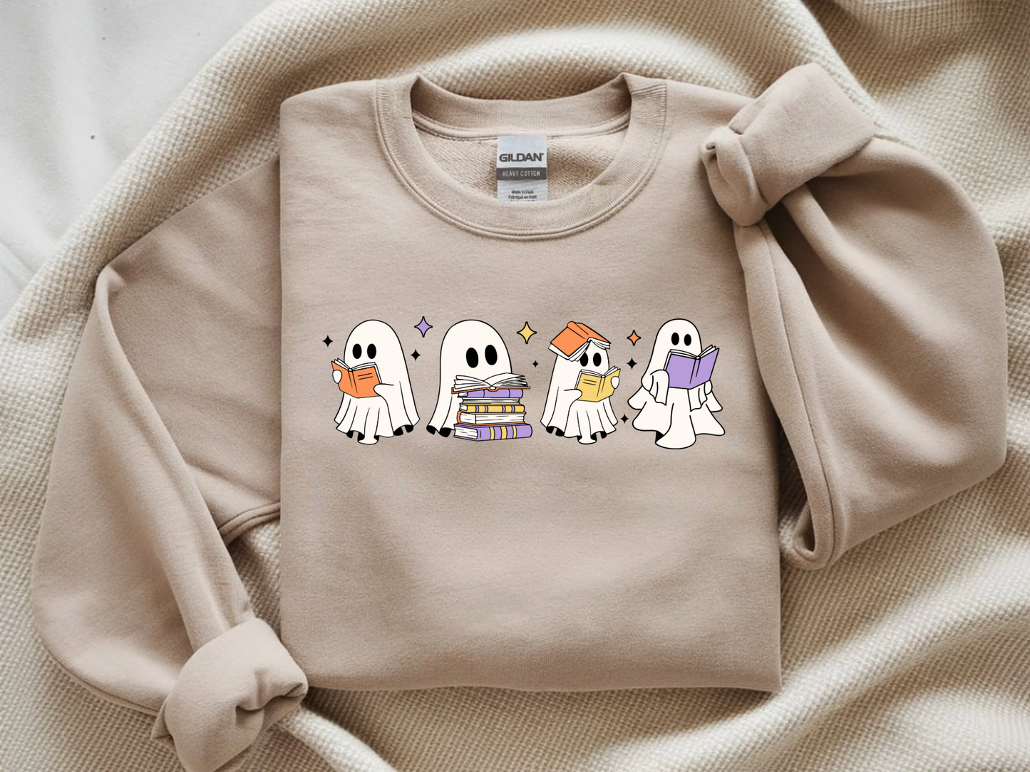 Ghost Reading a Book Tee