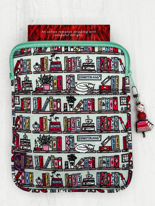 Romance Bookshelf Book Sleeve